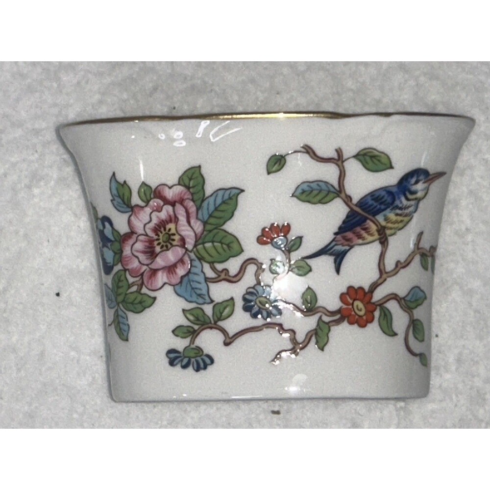 AYNSLEY PEMBROKE England Bone China set Garden Party Dishes Cottage Trinket Bird - Picture 6 of 7